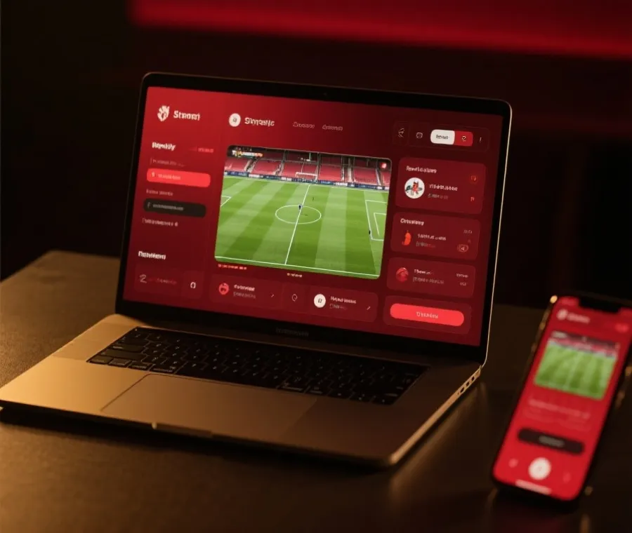 世界杯赛事直播平台界面展示