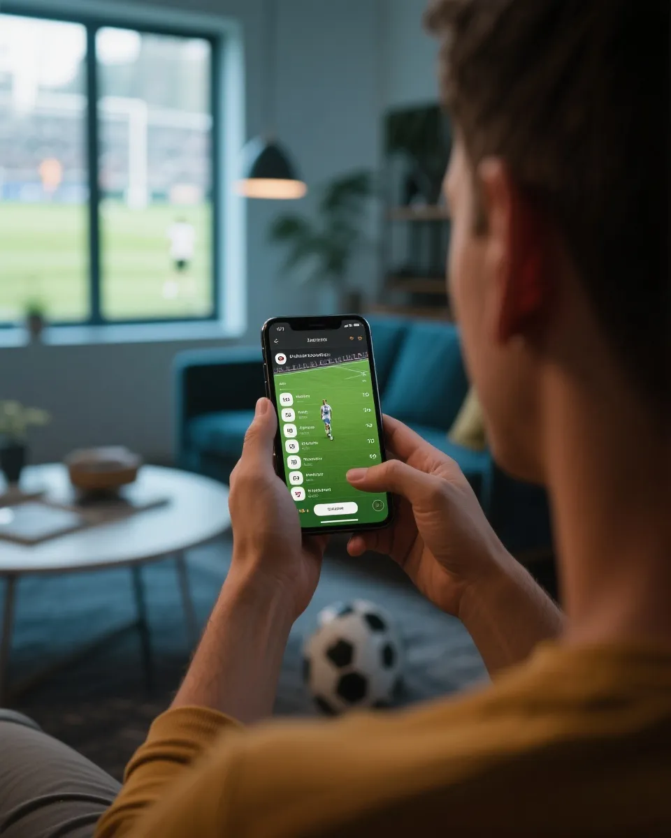 移动端观赛场景示意图